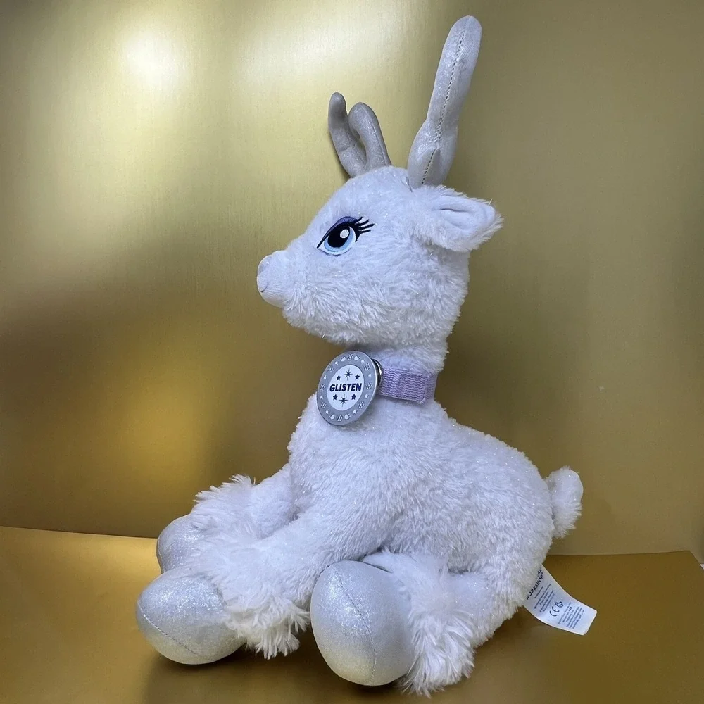 Glisten White Reindeer Plush Build A Bear Toy 17